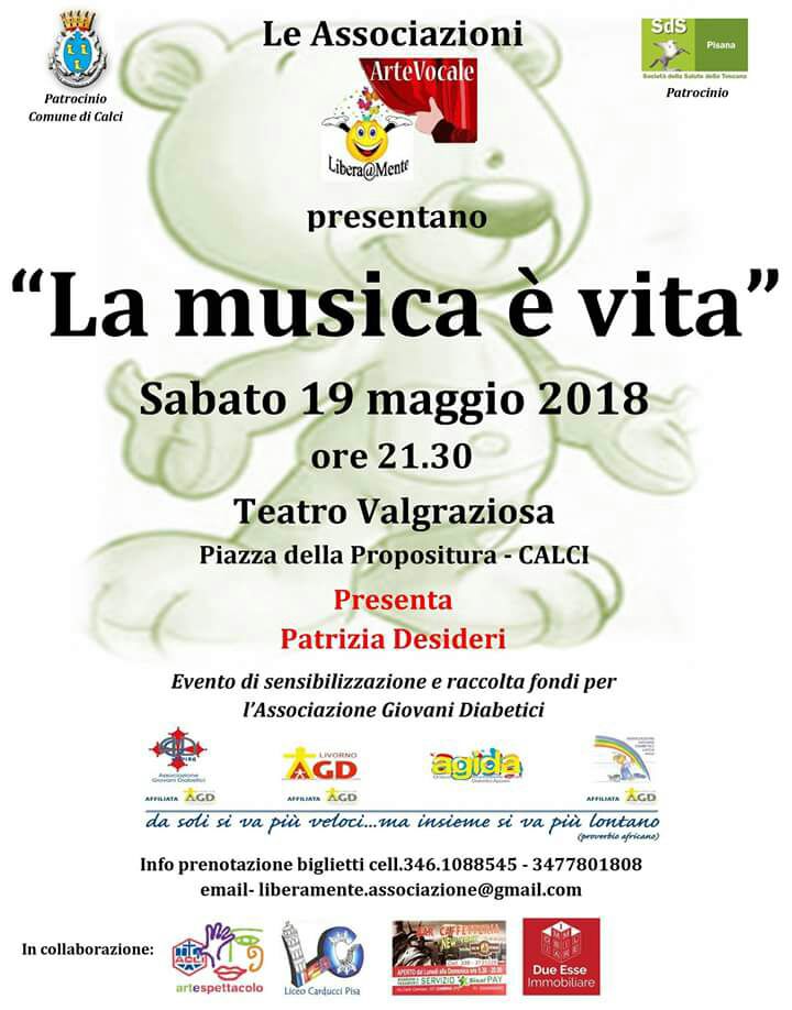 La Musica E Vita Sbarca Al Teatro Valgraziosa A Calci Liceo Statale G Carducci Pisa